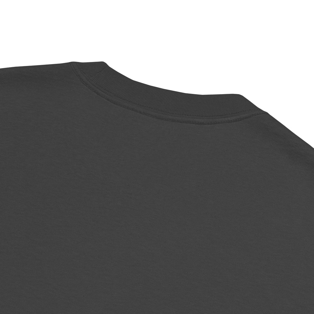 Oversized faded t-shirt, black, fabric and stitching detail