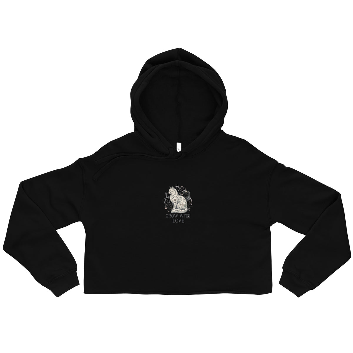 Catbuk classic unisex tee, black, front view